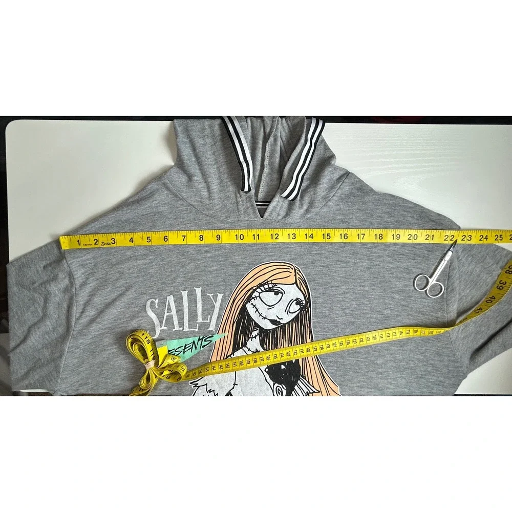 Disney Nightmare Before Christmas Sally Ghouls Night In Hooded Sleep Dress Large
